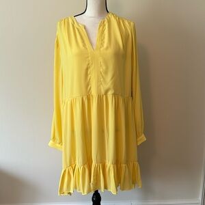 Vince camuto yellow dress